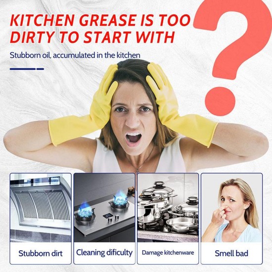 Begrenzte Zeit 50% Rabatt Schwerer Fettentferner mit milder Formel & schneller Zersetzung