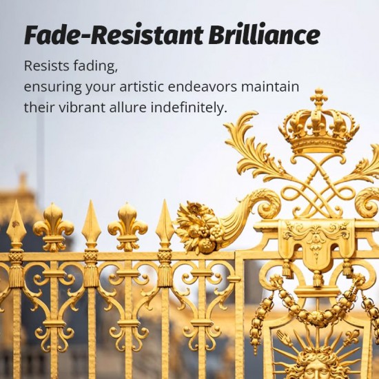 Blattgoldfarbe auf Wasserbasis für Kunst, Malerei, Kunsthandwerk