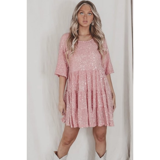 50% Rabatt für begrenzte Zeit2024 neu-Sües Glitzerkleid für Paillettenparty