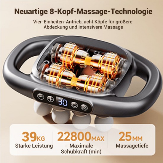 Heier Verkauf 50% Rabatt16-Antrieb 8-Kopf-Massagepistolen-Set