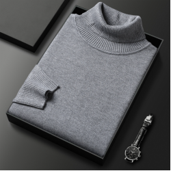 Herren Unifarben Premium Pullover