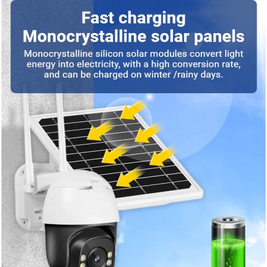 Intelligente kabellose Solarüberwachungskamera
