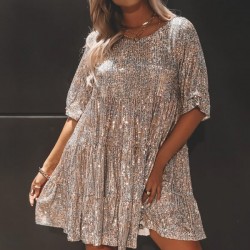 50% Rabatt für begrenzte Zeit2024 neu-Sües Glitzerkleid für Paillettenparty