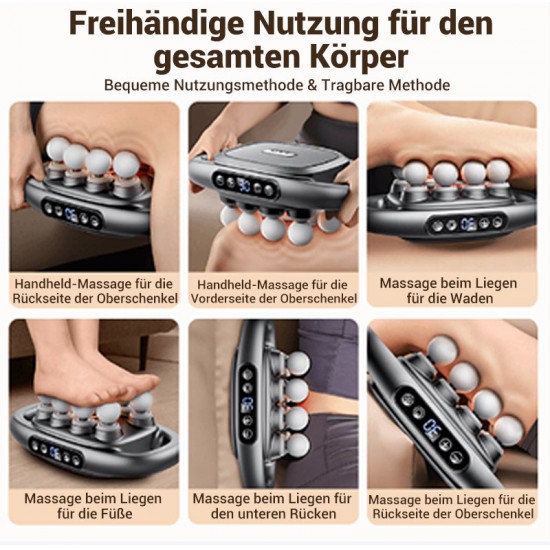Heier Verkauf 50% Rabatt16-Antrieb 8-Kopf-Massagepistolen-Set