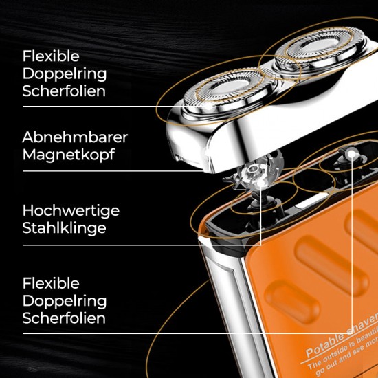2025 Neues Design 50 % RabattMini-Elektrorasierer für Herren
