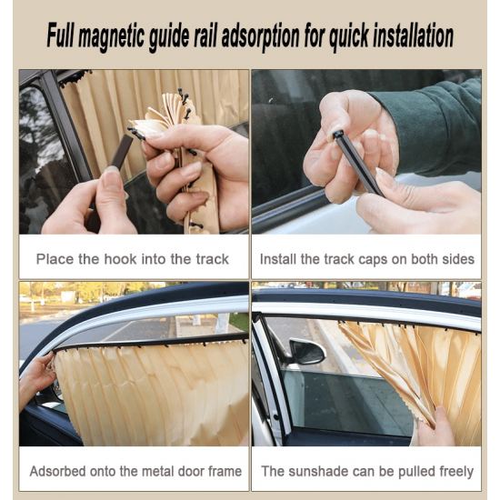 Universal Fit Magnetic Auto Seite Fenster Privatsphre Sunshade
