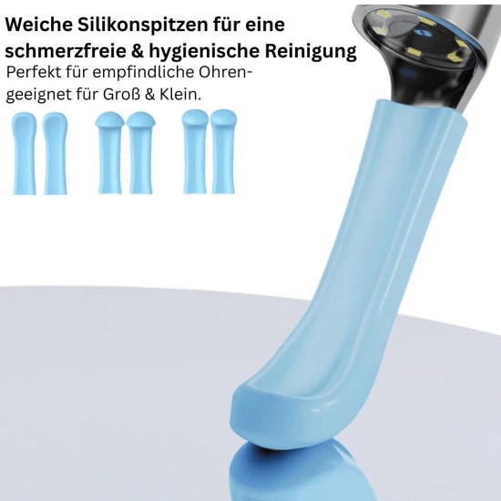 Intelligenter wasserdichter visueller Ohrenschmalzentferner