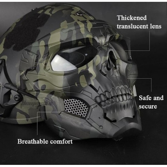 Schdel-Horror-Helm-Maske - 60% RABATT