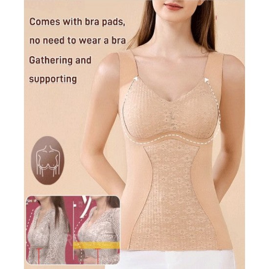 Mit BrustpolsterVersatile Heating Waist Protection Vest