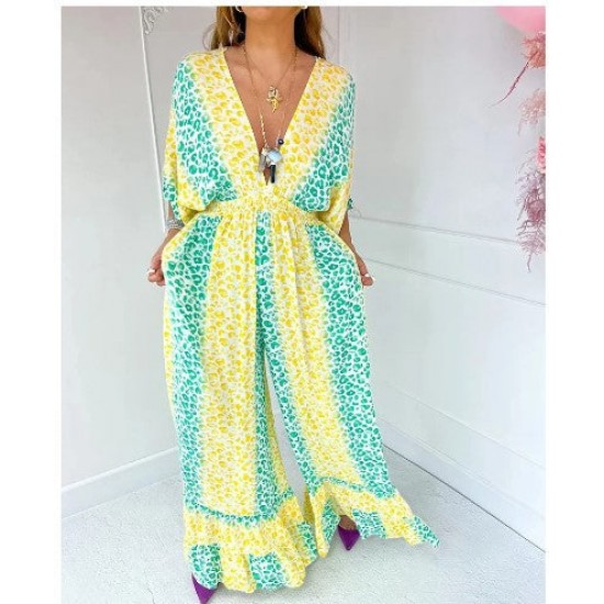 49 % RABATT2024 NEUES STYLE-Kleid mit V-Ausschnitt und Leopardenmuster Erhalten Sie 2 kostenlose Lieferungen