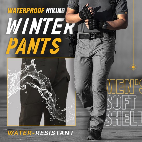 50% RABATTWasserdichte Softshell-Winterhose für Mnner