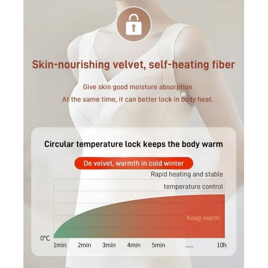 Mit BrustpolsterVersatile Heating Waist Protection Vest