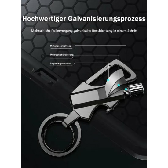 Multitool Schlüsselanhnger Flaschenffner, Wiederverwendbar