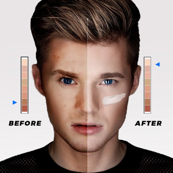 50 g Make-up-Creme für Mnner zum Aufhellen, Befeuchten und Abdecken von Pickeln