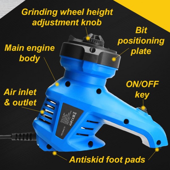 Power-Bohrerschrfer für Spiralbohrer