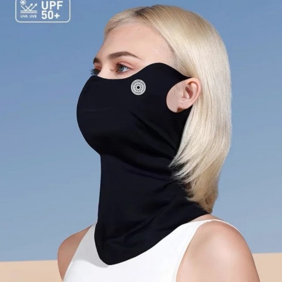 Sonnen- und UV-Schutz atmungsaktive Gesichtsmaske aus Eisseide
