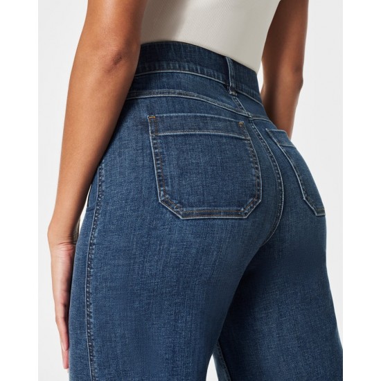 Tummy Control Cropped Wide-Leg Jeans  2024 Best Selling Jeans