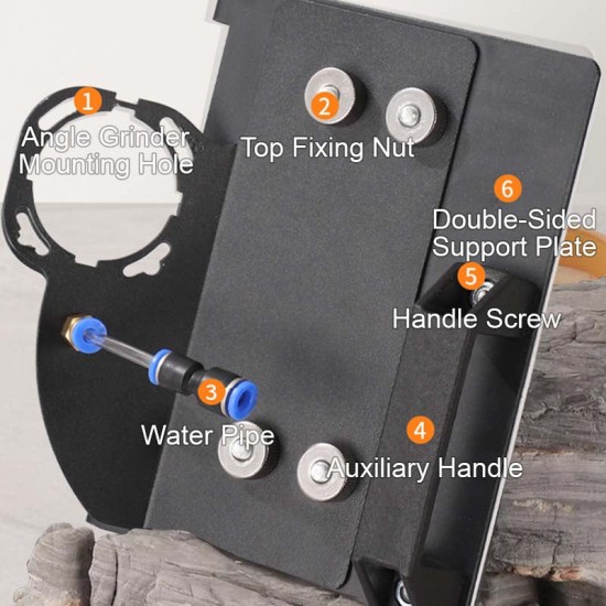 Winkelschleifer-Stnder für 45° Fasenschneiden von Fliesen