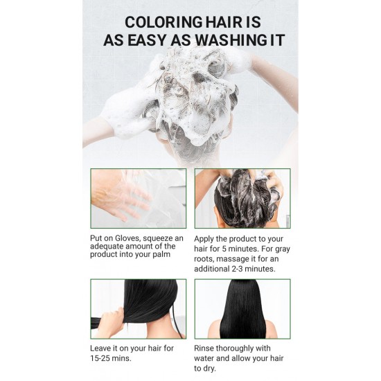 Weihnachtsangebot-49% RABATTReine Pflanzenextrakte für graues Haar Schaumhaarfrbemittel