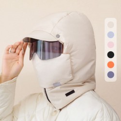 Heier Verkauf 49% RabattWinddichte Vollgesichts-Outdoor-Reitmaske mit Brille