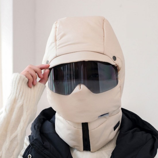 Heier Verkauf 49% RabattWinddichte Vollgesichts-Outdoor-Reitmaske mit Brille