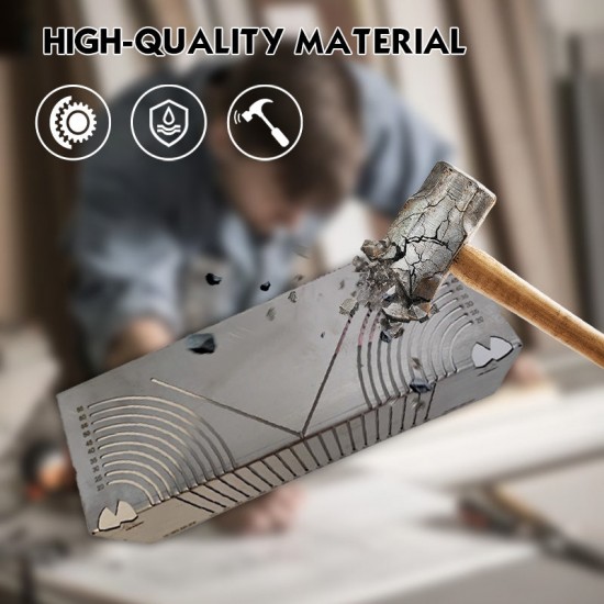 Quadratisches 90-Grad-Bogen-Zeichenlineal aus Stahl : Die ideale Wahl für przises Zeichnen!