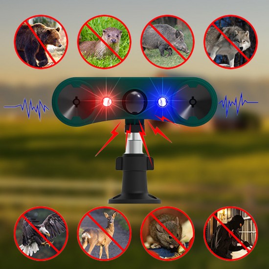 Solar-Bewegungssensor für Auenalarme zur Abwehr von Gefahren