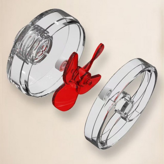 2025 Explosive Hot SaleAutomatisch rotierende Vier-Blatt-Ventilator-Kit für Aquarium Filter Auslass