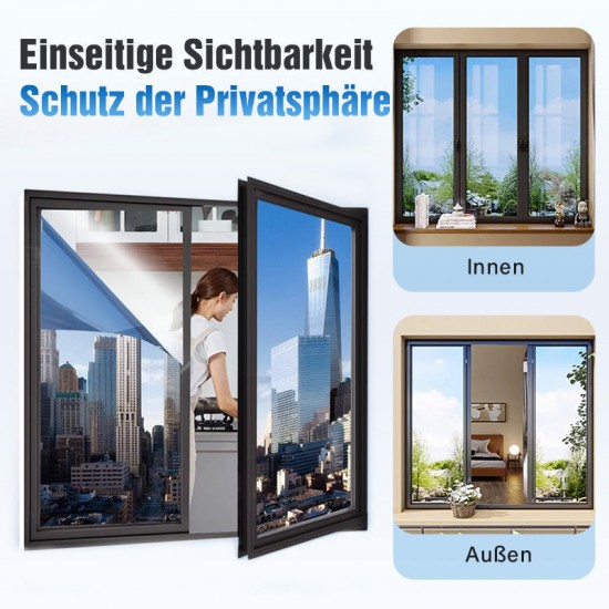  2025 Neues Upgrade  Einseitige Wrmedmm-Sichtschutzfolie aus Glas