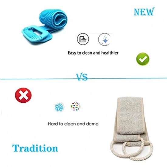 Silikon-Duschbürste