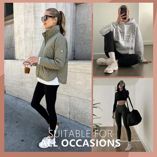  Figurformende High-Waist-Leggings mit Po-Lift & Seitentasche | 37% OFF