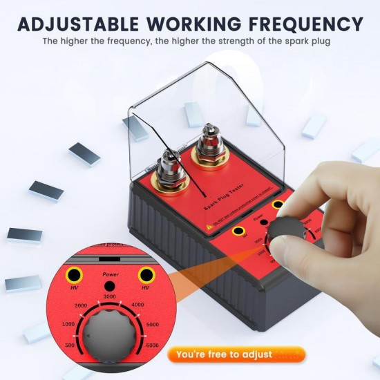  Begrenzte Zeit halber Preis - Zündkerzentester mit zwei Testlchern