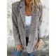 Lssiger karierter Blazer mit Revers