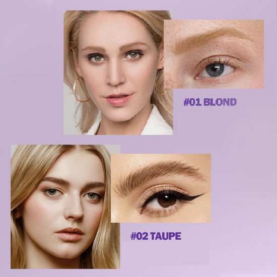 Super dick Abgewinkelter Pinsel & Dip Flüssiger Augenbrauenstift