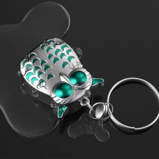 Mini faltbarer Edelstahl Eulen Nagelknipser