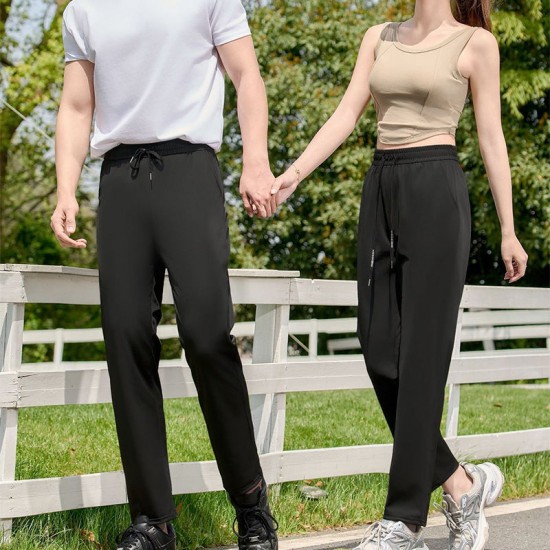 Unisex Kühlende Schnell-Trocknende Hose mit Kordelzug