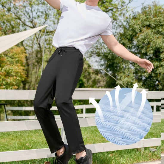 Unisex Kühlende Schnell-Trocknende Hose mit Kordelzug