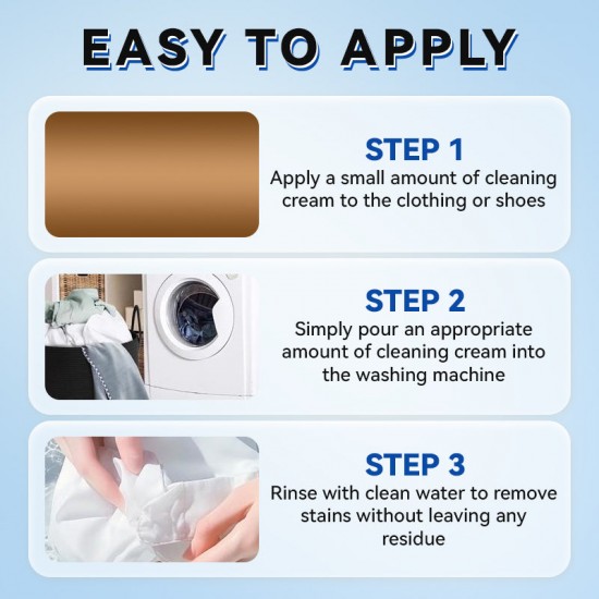 1+1 gratis! Nur heute!Allzweckreinigungspaste für Kleidung und Schuhe – Effektiv & einfach zu verwenden 