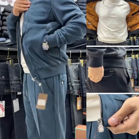 Herren-Zweiteiler mit Freizeitjacke und Hose