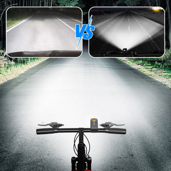 Wasserdichtes, wiederaufladbares LED-Fahrradlicht mit Clip