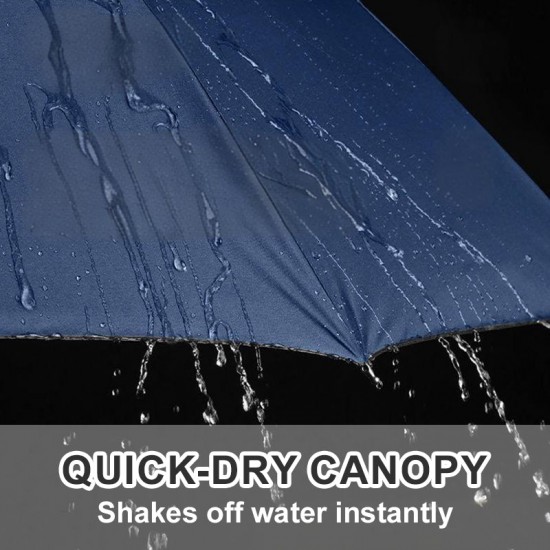 55% RabattGroer faltbarer Regenschirm mit 12 windfesten Speiche