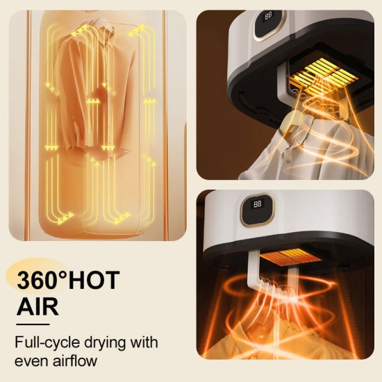 LETZTER TAG DES 49 %-RABATT-SALES Tragbarer, faltbarer Mini-Trockner