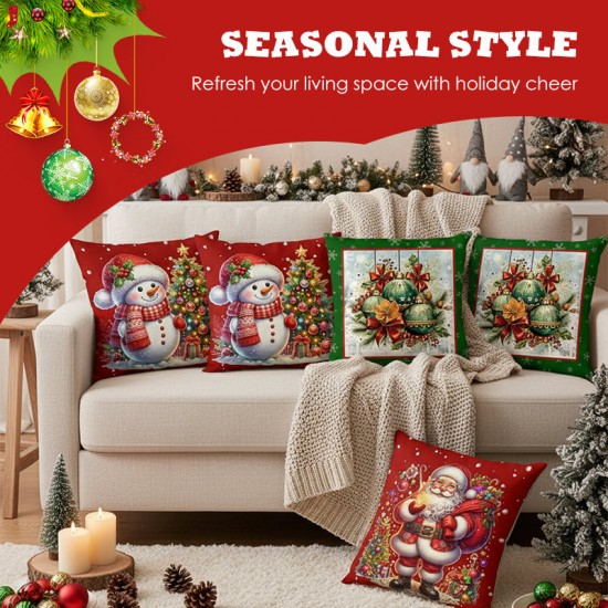 Weihnachtsaktion 50 % RABATTNiedrige Weihnachtsdruck Kissenbezug