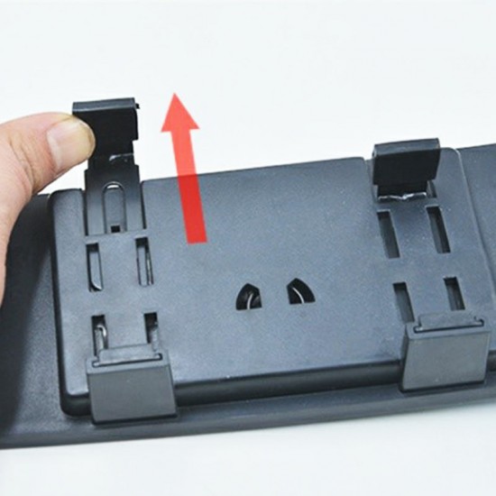 Breiter Rückspiegel mit gebogener Form für Autos